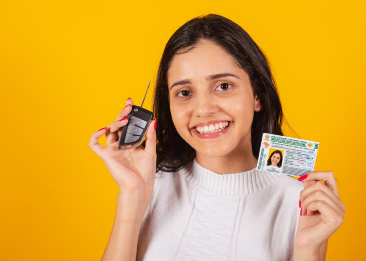 Placa de recém-habilitado