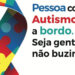 Adesivo de autismo no carro