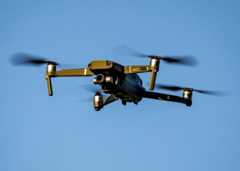 Drone da PRF em operação para monitoramento das rodovias federais