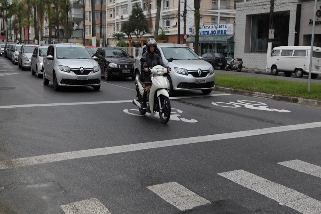 Cuidado! Estacionar na Área de Motos é Infração Grave