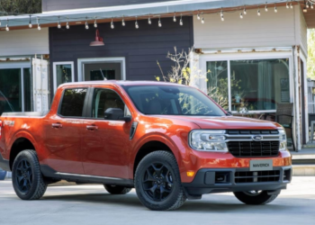 Novo Ford Maverick 2026 com visual renovado e tecnologias avançadas.