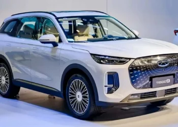 SUV Tiggo 9 da Chery, com design moderno e sofisticado.