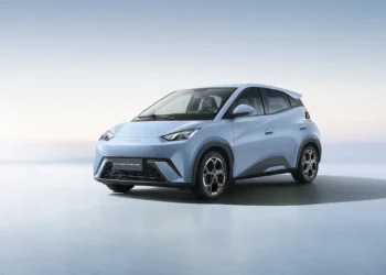 BYD Dolphin Mini, modelo elétrico da marca líder em emplacamentos no Brasil.