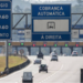 Pedágio rodoviário com cobrança automática e tarifa de R$9,60 em destaque.